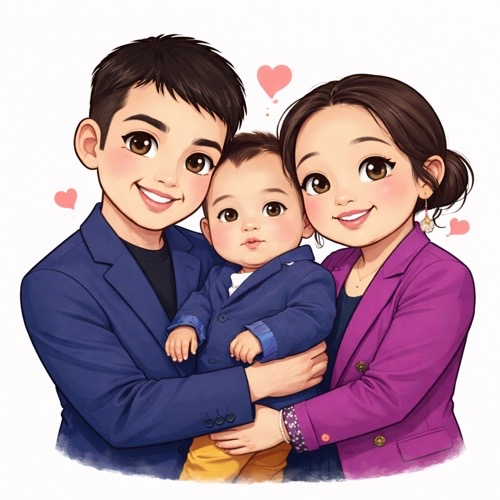 Carlos, Sofy y Eren